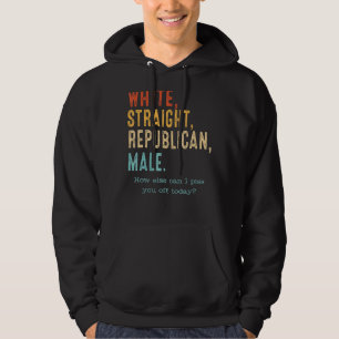 Veste À Capuche Homme républicain droit blanc