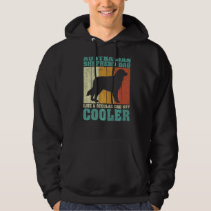 Veste À Capuche Hommes Australian Shepherd Papa Comme Un Père Régu