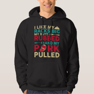 Veste À Capuche Hommes BBQ J'aime Mes Racks Gros Mon Fessier Frott