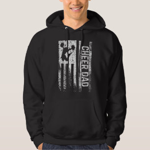 Veste À Capuche Hommes Cheer Papa Vintage Américain Drapeau Père C