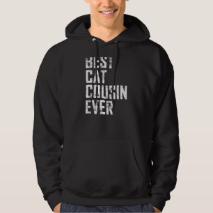 Veste À Capuche Hommes Fête des Père Meilleur Chat Cousin Jamais V