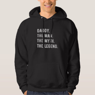 Veste À Capuche Hommes Fête des pères Papa L'Homme Mythe Légende V