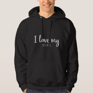 Veste À Capuche Hommes J'aime mon anniversaire de femme Matching C