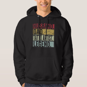 Veste À Capuche Hommes Mari Papa Tatto Artiste Légende Pour Pères