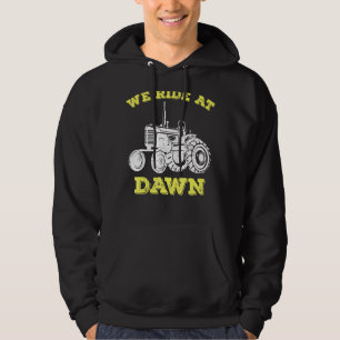 Veste À Capuche Hommes Nous Marchons À L'Aube Laine Moteur Slogan 