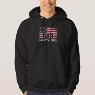 Veste À Capuche Hommes Papa L'Homme Mythe Légende Fête des pères A