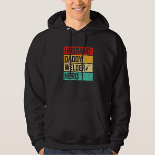 Veste À Capuche Hommes Retro Mari Daddy Welder Hero Fête des pères