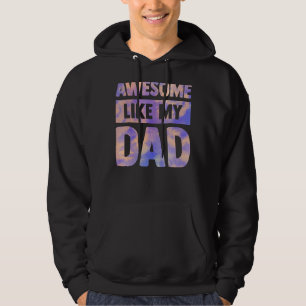Veste À Capuche Hommes Super Comme Mon Père Fête des pères Famille