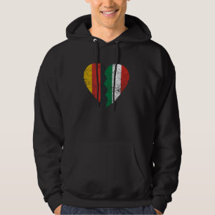 Veste À Capuche Hongrois Allemagne Drapeau Coeur Allemagne Hongrie