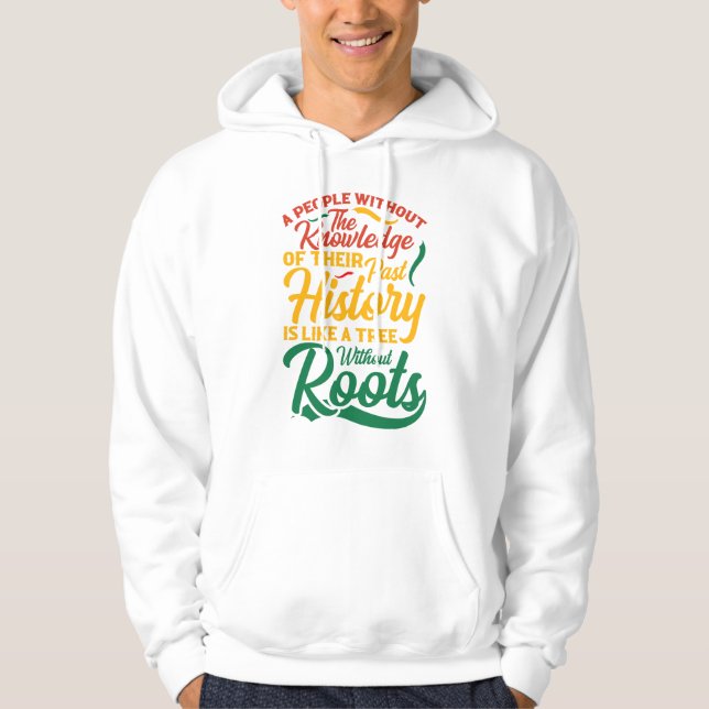 Veste À Capuche Hoodie-Black History Month 100 Years (Devant)