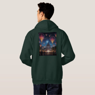 Veste À Capuche Hoodie Homme Festival Électro