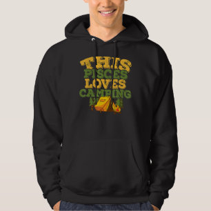 Veste À Capuche Horoscope SIGNE Zodiaque Pisces Loves Camping
