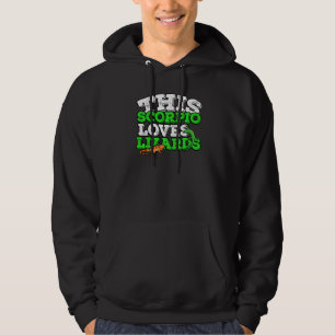 Veste À Capuche Horoscope SIGNE Zodiaque Scorpion Aime Lizards