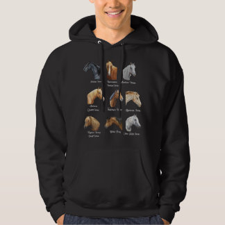 Veste À Capuche Horse Breeds Equestrian horseback riding for girls