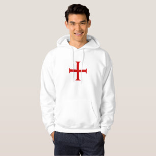 Veste À Capuche hospitall teutonic templar de Malte de Croix-Rouge