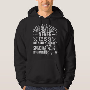 Veste À Capuche Humour Adulte Dit Sarcastique Gantry Overhead Cran