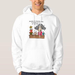 Veste À Capuche Humour du lundi