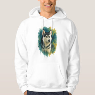Veste À Capuche Husky Spirit Aquarelle Majesté