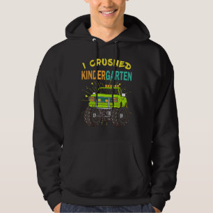 Veste À Capuche I Crushed Kindergarten Graduation Garçons Monster