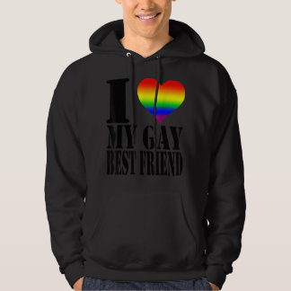 Veste À Capuche I Love My Gay Best Friend Rainbow Flag GBLTQ Pride