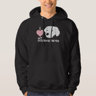 Veste À Capuche I Love My Golden Retriever 191