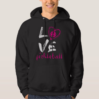 Veste À Capuche I Love Pickleball Funny Pickle Ball for Player