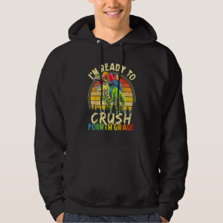 Veste À Capuche I m Ready To Crush Fourth Grade Monster Truck Dino