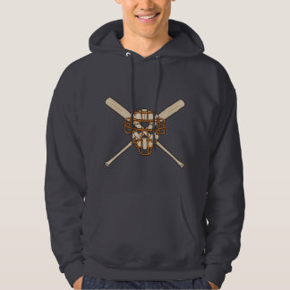 Veste À Capuche icône de baseball masque et chauve-souris