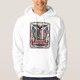 Veste À Capuche Icônes et symboles de liberté du bouclier de liber