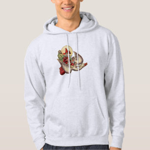 Veste À Capuche Illustration Antique de l'Enfant de Mère l'Oye