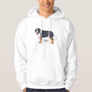 Veste À Capuche Illustration bernoise d'un chien de montagne