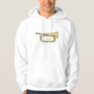 Veste À Capuche Illustration de dessin animé Bugle