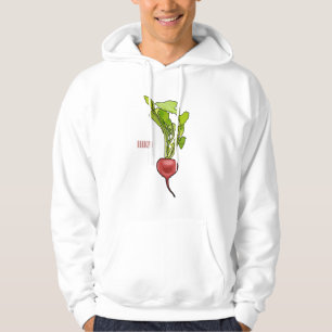 Veste À Capuche Illustration de dessin Radish