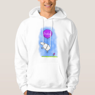 Veste À Capuche Illustration de l'humour en ballons de mouton mign