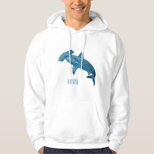 Veste À Capuche Illustration de requin marteau