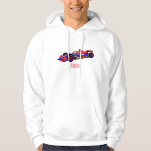 Veste À Capuche Illustration de voiture de course professionnelle