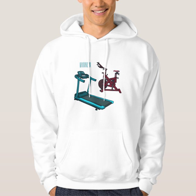Veste À Capuche Illustration du tapis roulant et de la bande dessi (Devant)