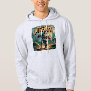 Veste À Capuche Illustration Pigfoot Combo Créature Drôle