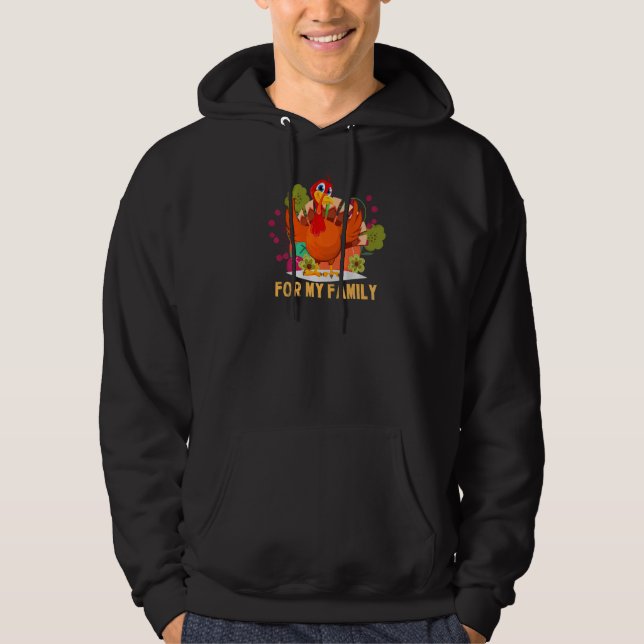 Veste À Capuche I'm Thankful For My Aunt Family Food Therapy   (Devant)