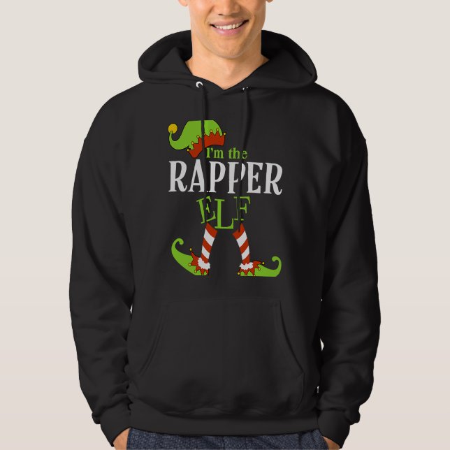 Veste À Capuche I'm The RAPPER Elf Family Group Matching PJ Christ (Devant)