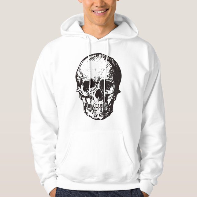 Veste À Capuche Imaginaire crâne Art Rock Punk Métal lourd (Devant)