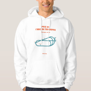 Veste À Capuche Impression Rétro Minimaliste Prix L'Arc De Triomph