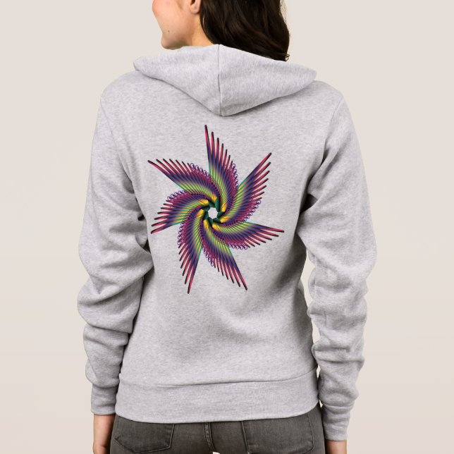 Veste À Capuche imprimer femmes (Dos)