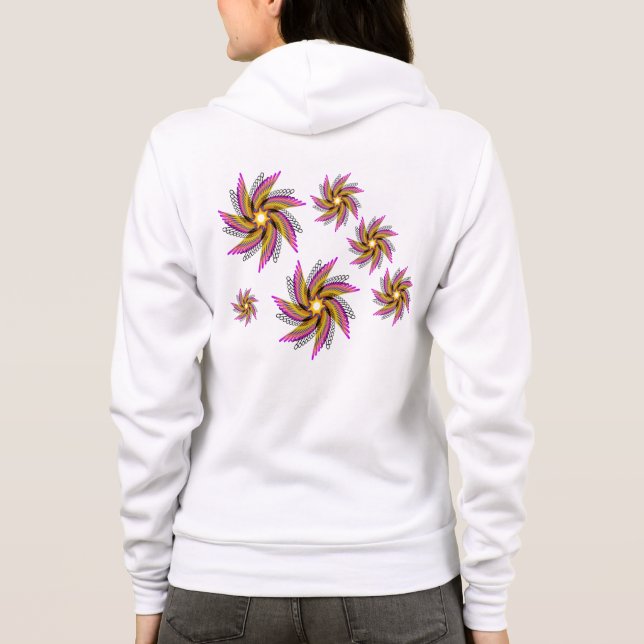 Veste À Capuche imprimer flore (Dos)