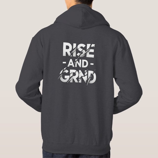 Veste À Capuche Inarrêtable : Conception de gymnastique motivante (Dos)