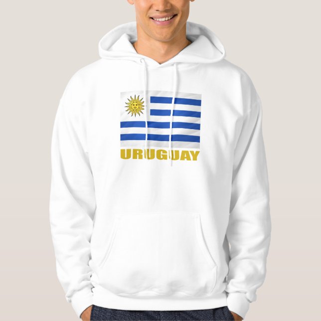 Veste À Capuche Indicateur Uruguay (Devant)