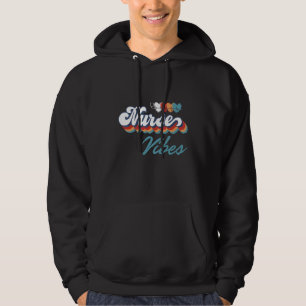 Veste À Capuche Infirmière Vibes RN LPN CNA Soins Infirmiers