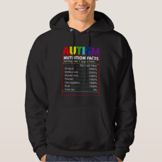 Veste À Capuche Informations nutritionnelles Autisme Tout-petit En