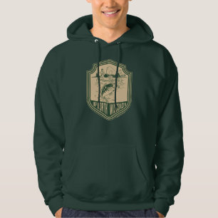 Veste À Capuche Insigne de pêche du Wisconsin du Nord