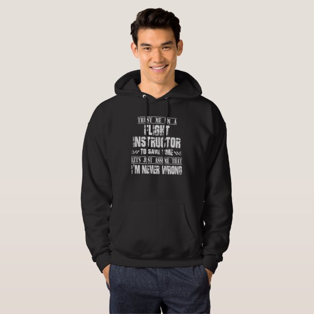 VESTE À CAPUCHE INSTRUCTEUR DE VOL (Devant entier)